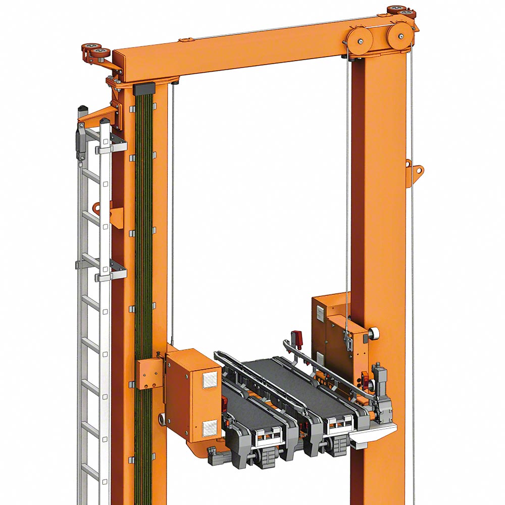 Stacker cranes for boxes