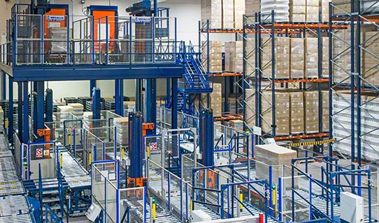 Conveyor system for pallets