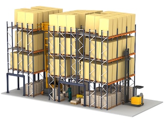 The efficient picking system in the LDC logistics centre