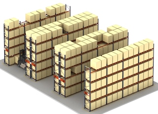 The petroleum company's warehouse in the United Arab Emirates with Mecalux racks The petroleum company's warehouse in the United Arab Emirates with Mecalux racks