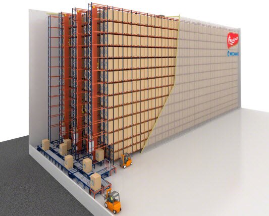 Panettone of Bauducco will be housed in a brand new automated clad-rack warehouse in Brazil