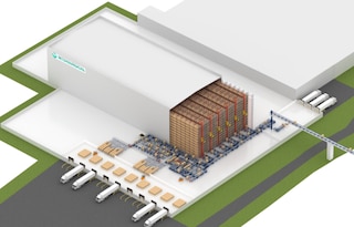 Automated clad-rack warehouse for Intersurgical in Lithuania