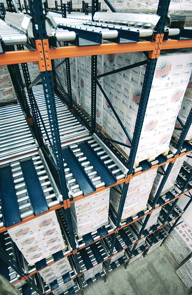 Live pallet racking