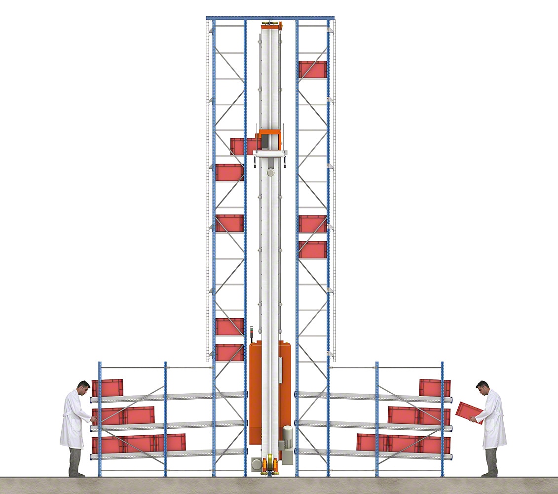 Live storage for picking