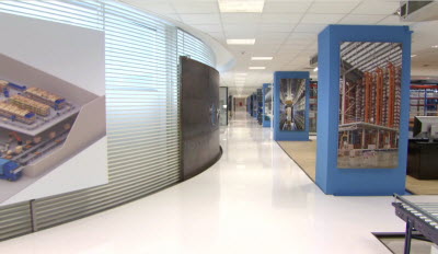 Mecalux Showroom: 2,500 m2 of storage & intralogistics solutions